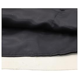Alexander Mcqueen-McQ Alexander McQueen Foil Zip Skirt in Lambskin Leather-Silvery