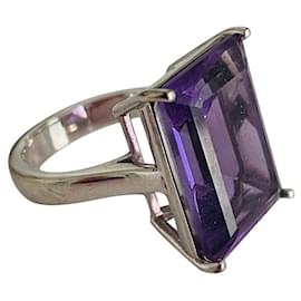 Autre Marque-Rings-Silvery,Purple