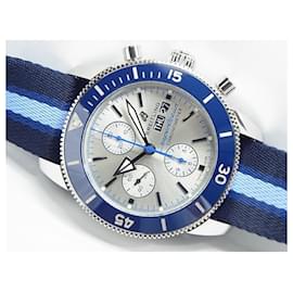 Breitling-BREITLING Superocean Heritage Chrono 44 Conservancy 1000 Lot Limited Mens-Blue
