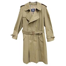 Burberry-trench coat masculino Burberry tamanho vintage 58-Caqui