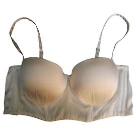 off-white silk bra - La Perla - 95 b Eggshell