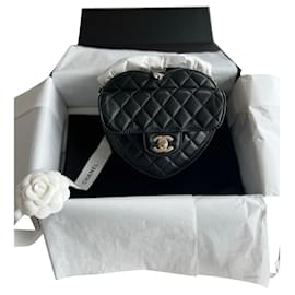 Chanel-Heart bag-Black