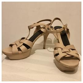 Saint Laurent-Saint Laurent Tributes in beige/nude-Beige,Flesh