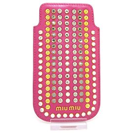 Miu Miu phone Fuschia