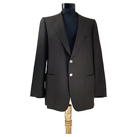 Yves Saint Laurent Wool Blazer Brown Brown