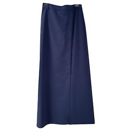 Victoria Beckham Maxirock Blau Blau