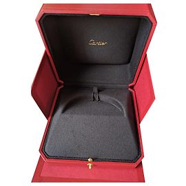Cartier Authentic Love Juc Bracelet bangle lined box and paper bag Red Red