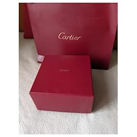 Cartier-Cartier Authentic Love Juc Bracelet bangle lined box and paper bag Red-Red