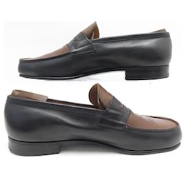 JM Weston-JM WESTON LOAFERS 180 8.5E 42.5TWO-TONE LEATHER SHOES SHOES-Other