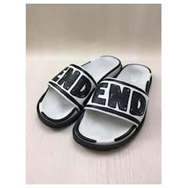 Fendi-Mules Fendi-White