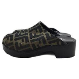 Fendi tamancos Marrom