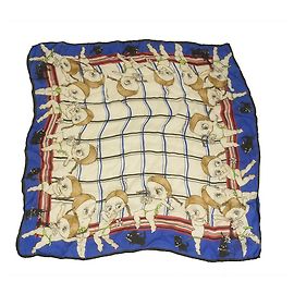 Dsquared2 Dsquared 2 Sciarpa Quadrata Multicolor in Seta Neonate e Animali con stampa colorata Multicolore