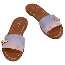 Louis Vuitton LV Flat mules Lock it Pink