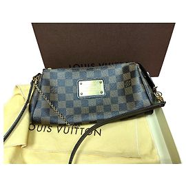 Louis Vuitton Pochette Eva Damier en Toile Autre