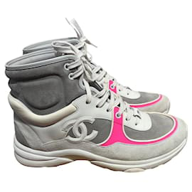 Chanel-Sneakers-Pink,White