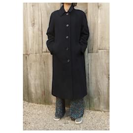 Burberry-Burberry coat size 40-Navy blue