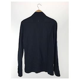 Tom Ford-TOM FORD Long sleeve shirt / 46 / cotton / NVY-Navy blue