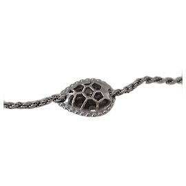 Boucheron serpent boheme motif S or blanc diamants Bijouterie argentée