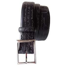 Classic Belt Written by Berluti Dark brown