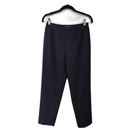 Piazza Sempione Dark Blue Wool Pants Dark blue