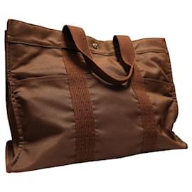 Hermès-[Used] HERMES [Hermes] Ale line GM tote bag Brown-Brown