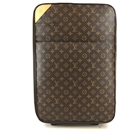 Louis Vuitton-Louis Vuitton Pegase Luggage 55 Monogram canvas-Brown