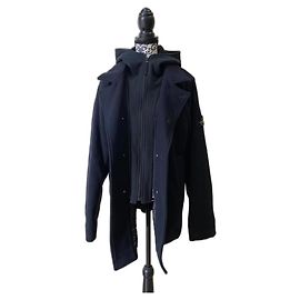 stone island jacket parka jacket Black Blue