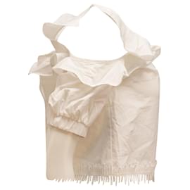 Nicholas Kirkwood-Haut à épaules dénudées Nicholas en coton blanc-Blanc