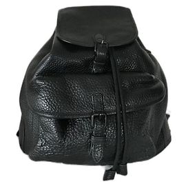 Burberry Lederrucksack Schwarz