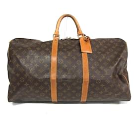 Louis Vuitton-Louis Vuitton Keepall Bandouliere 55-Brown