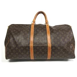 Louis Vuitton-Louis Vuitton Keepall Bandouliere 55-Brown