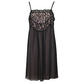 Alberta Ferretti Spitzenkleid aus schwarzer Seide Schwarz