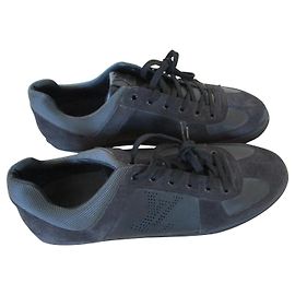 Louis Vuitton Bi-material sneakers, Pointure 11,5. Black