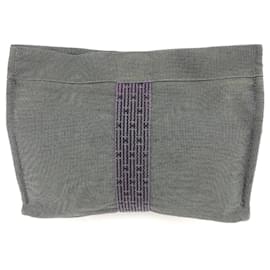 Hermès-[Used] Clutch bag Second bag Gray Gray Gray Yale line Hermes-Grey