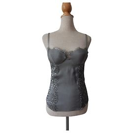 La Perla Lace Corset Grey 85 B Grey