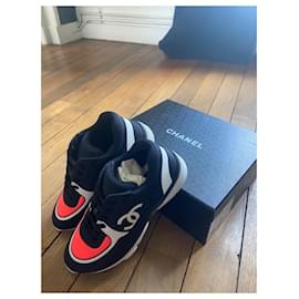 Chanel-Sneakers-Black,Pink,White,Red,Coral