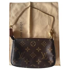 Louis Vuitton-Mini accessory pouch-Chocolate
