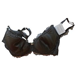 Autre Marque Reggiseno push up e mutande Charlott' nero pizzo Nero