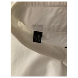 Lanvin-Camisa de vestir de algodón blanco Lanvin Vintage-Blanco