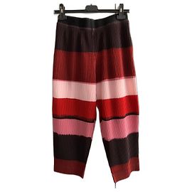 Issey Miyake Pantalon bans multicolore Homme Plissé Multicolore