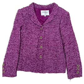 Chanel Jackets Dark purple