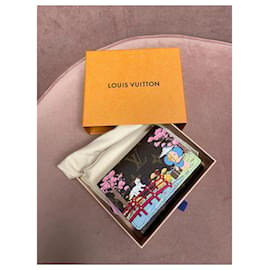 Louis Vuitton-Cartera para hombre Louis Vuitton-Castaño,Rosa