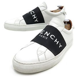 TÊNIS DE RUA URBANA GIVENCHY SHOES 41 TÊNIS COM CAIXA DE COURO BRANCO Branco