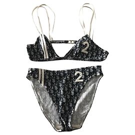 Dior Maillots de bain Blanc Bleu