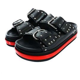 Alexander Mcqueen sandali Nero Rosso