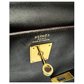 Hermès-hermes kelly 32 cm-Brown,Gold hardware