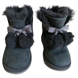Ugg Pompoms Noir