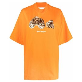 playera de manga corta con estampado gráfico Palm Angels Naranja