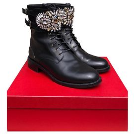 Rene Caovilla Botines Negro