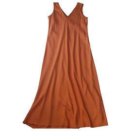 Robe longue orange en lyocell Gerard Darel Orange